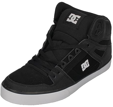 DC Shoes Herren Pure HIGH-TOP WC Schuh, Black/Black/White, 44 EU