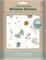 Little Dutch 120051 Fensteraufkleber/Sticker - Flowers & Butterflies