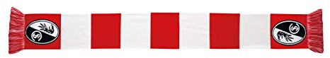 Fanshop Freiburg Schal / scarf / rassis / viciado Fanschal, Rot Schwarz, 118 x 16 cm