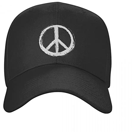 Basecap Klassische Unisex Vintage Peace Sign Baseball Cap Erwachsene Einstellbare Papa Hat Frauen Männer Hip Hop Snapback Hüte Geschenk