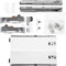 BLUM Schubladenschienen TANDEM SET; Zargenhöhe 115mm, mit TIP-ON BLUMOTION Einheit, 20kg, NL270mm, Seidenweiß, bis KB600mm