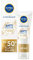 NIVEA SUN Luminous630 Crema Solare Viso SPF 50+ 40 ml, Protezione solare viso in fluido leggero, Crema antimacchie viso con Acido Ialuronico, Thiamidol brevettato e filtri UVA/UVB, Crema viso SPF 50+