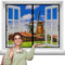 Fliegengitter Magnet Fenster, 120 x 160 cm Fliegenvorhang Magnet Balkontür, Insektenschutz Vorhang, Moskitonetz türe, fliegentüren für Terrassentür Wohnzimmer - Schwarz