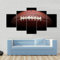 Leinwand Bilder American Football Wandkunst L/150 X 80 Cm Leinwandbild, Auf Leinwand Gedrucktes Kunstwerk 5-Teilig, Foto Auf Leinwand Für Wanddekoration Design Wohnzimmer Wohnkultur