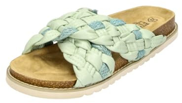 Sandale Alice in Farbe Mint, modische Schuhe in Übergröße, große Damenschuhe, Alice 44 EU Mint
