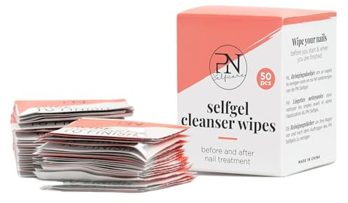 PN Selfcare Nail Wipes - Nageltücher - 50 Stück Nagellackentferner Pads - für Gellack & Nagellack