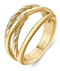 Brosway Anello A Fascia Donna In Acciaio, Anello Donna Collezione Amy - BAY32A