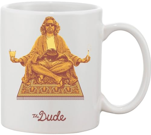 Functon+ The Dude Meditate Keramiktasse, Weiß