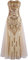 Angel-fashions Damen Bankettkleid mit Pailletten trägerlos Herzausschnitt Netzstoff Schnürung Bankettkleid champagnerfarben goldfarben 44