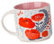 GREENADSCAPE Tasse à Café Céramique Fleurie Mug Vintage Pour Bureau Maison Et Café Grand Volume Pour Boissons Chaudes Et Froides