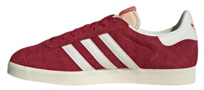 adidas Originals Gazelle Indoor-Sneaker für Herren, Team Victory Red Off White Cream White, 42 2/3 EU