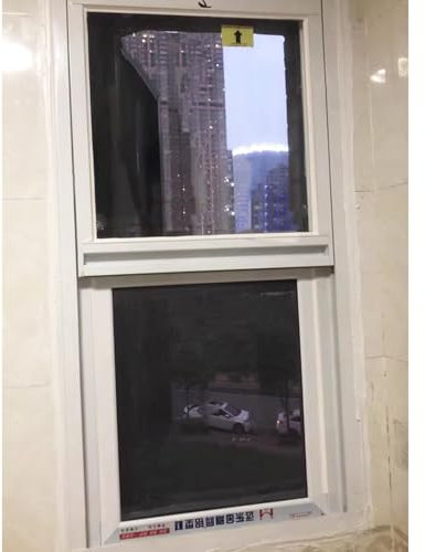 Finestra Scorrevole Finestre Scorrevoli Verticali Su Misura, Telaio in Alluminio Spesso, Vetro Trasparente e Schermo, Loft Cabina Garage Cantina Finestra Cursore 21 23 27 29 36 Pollici(32x28in/81x71cm