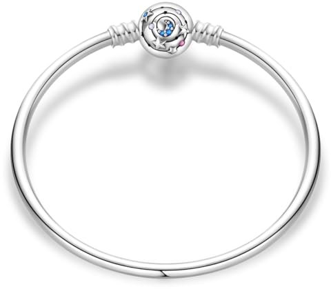 LIGHTDOG 925 Argent Chaîne Serpent Bracelet pour Pandora Convient pour Charms Européens Bracelet Perles Cadeau pour les Femmes