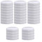 Essential Set of 32 Protective Feet Glides for Outdoor Wrought Iron Chairs and Tables (white)