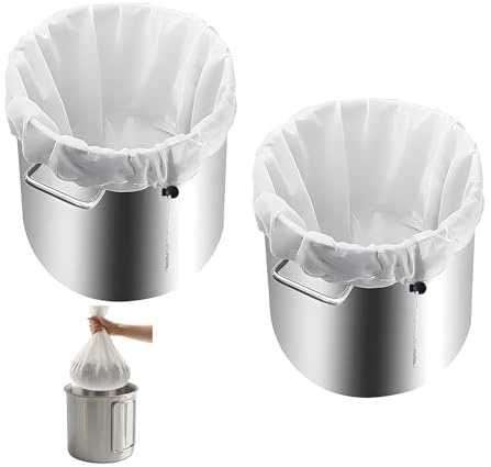 2 Stück Filterbeutel, Filter Braubeutel Passiertuch Filter Bag Filterbeutel Siebbeutel Weiße Filterbeutel Wiederverwendbar Extra Großer 46x40cm für Wein Bier Koffee Obstsaft Marmelade Nussmilch