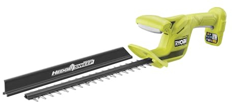 RYOBI 18 V ONE+ Akku-Heckenschere RY18HT40B-0, Sägeblattlänge 40 cm, ohne Akku und Ladegerät