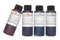 KOPYFORM Lebensmitteltinte 4x100ml Set (Schwarz, Gelb, Magenta, Cyan) für Canon-Drucker, z.B. G1501 (KOL110)