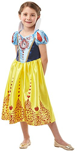 Rubie's 640712S Official Disney Princess Snow White Gem Costume, Girls, Small 3-4 Years, Height 104 cm