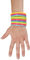 P'tit Clown 17538 Armreif, 15 Stück, Unisex - Erwachsene, Rosa, Orange, Gelb, Grün und Blau, one size