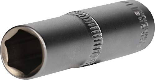 BRILLIANT TOOLS BT021824 Douille 6 pans 3/8, version longue, 12 mm [Powered by KS TOOLS]