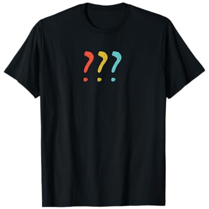 Vintage Fragezeichen T-Shirt