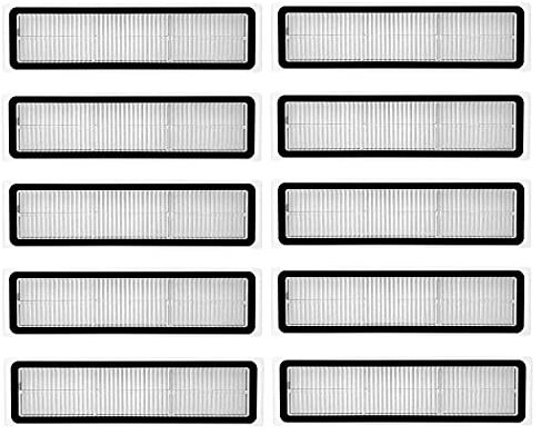 Odashen Paquete de 10 filtros Hepa para Xiaomi Dreame D9 Robot Partes de aspirador Accesorios