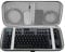 Geekria Tenkeyless TKL Tastaturhülle, Hartschalen-Reisetragetasche für 80% kompakte 87 Tasten Computer mechanische Gaming kabellose tragbare Tastatur (Zusätzlicher Speicherplatz)