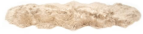 Decorating Sheepskins Schaffell-Teppich (Beige, XL: 180 x 60 cm, Schaffell-Teppich)