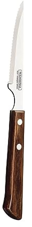 Couteau à Steak Chuletero L 229 mm - Lot de 6 - Tramontina Churrasco