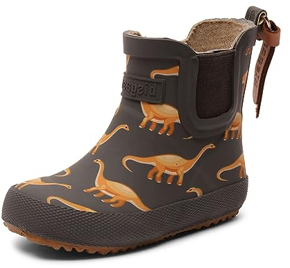 Bisgaard Unisex Kinder Baby Rubber Rain Boot, Camel Dinos, 20 EU