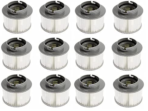 Mscomft Lot de 4/8 Cartouches filtrantes de Rechange pour Bubble Spa (Version améliorée 2020 pour s'adapter à Tous Les modèles (12 Pcs)