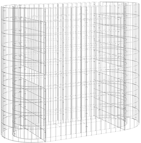 vidaXL Gabionen Hochbeet Steinkorb Pflanzkorb Gabionenkorb Pflanzkasten Pflanzkübel Pflanzbeet Garten Verzinktes Eisen 120x50x100 cm