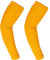 VOCOSTE 1 Paar Ärmlinge rutschfest ArmSleeves UV Sonnenschutz Armstulpen für Damen Herren Golf Basketball Fahren Radsport Wandern Laufen Gelb L Größe