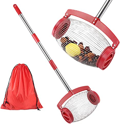 Rollsammler, Walnuss-Sammler, Verstellbarer Langgriff-Rollnuss-Erntemaschinen-Kugelpflücker, Oberer Nusspflücker, Für Eicheln, Golf, Pekannüsse, Ball