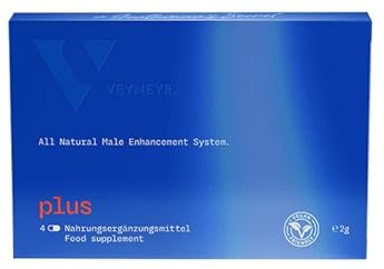 VEYNEYRA® a Gentlemen's Secret – 4 VEYNEYRA Plus Kapseln für den Mann – 100% Vegan und natürliche Inhaltsstoffe