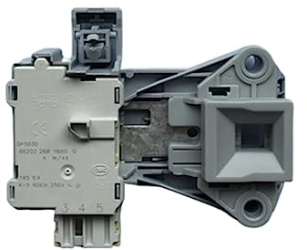 MuarrA Interruttore di Ritardo Serratura Elettronica DKS03D EWW14912 EWF14023S Parti compatibili for Lavatrice a Tamburo Electrolux