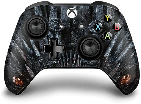 Head Case Designs Offizielle HBO Game of Thrones Jon Snow Iron Throne Siegel Und Grafiken Vinyl Haut Gaming Aufkleber Abziehbild Abdeckung kompatibel mit Xbox One S/X Controller