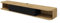 Homlando Icarus - Mueble bajo para TV (156 cm), color negro mate y roble artesano