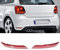 KASturbo Rückstrahler Reflektor Rückleuchte Rücklicht rot links und rechts für Polo 6R 6C ab 2014 Rücklichtabdeckung Stoßstange Ersetzen 6C0945105B Heckstoßstange Verkleidung