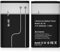 2 Pack 3,7 V BL-5C Batteria Ricaricabile Compatibile con Nokia Il Telefono e la Radio Domestica