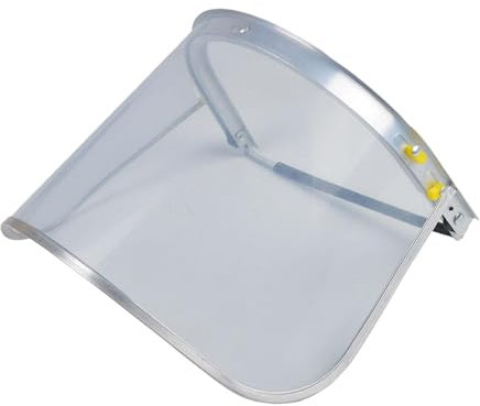 Sharplace Gesicht und Halterung, PVC-Visier für Schutzhelme mit vollem Rand, universell einsetzbar, leicht zu installieren, stabile professionelle
