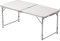 1ABOVE Multipurpose Camping Table for Outdoor Indoor Use for BBQ| Picnic| Garden| Office Parties Set in White Foldable Portable Design (4FT)