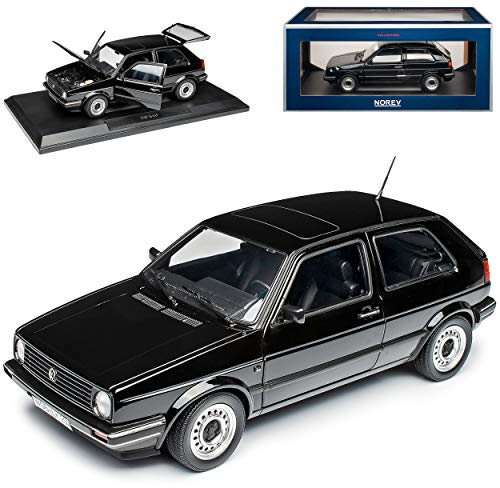 Volkwagen Golf II CL Schwarz 1983-1992 1/18 Norev Modell Auto