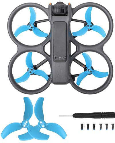 Zecnaud 2 Stück Propeller Für DJI Avata 2, Ersatzpropeller Blätter Geräuscharm 3032S Flügel,DJI Avatar Propeller,Propeller Ersatzblätter,Propeller-Zubehör Für DJI Avata 2 Drohne Zubehör. (Blau)