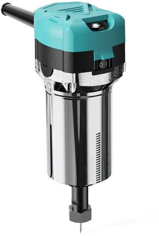 800W Compact Router 65mm Durchmesser Compact Palm Router, 6 Variable Geschwindigkeiten, Max 30000 R/MIN, Oberfräse Trimmer für CNC Fräsmaschine TTC450 Series