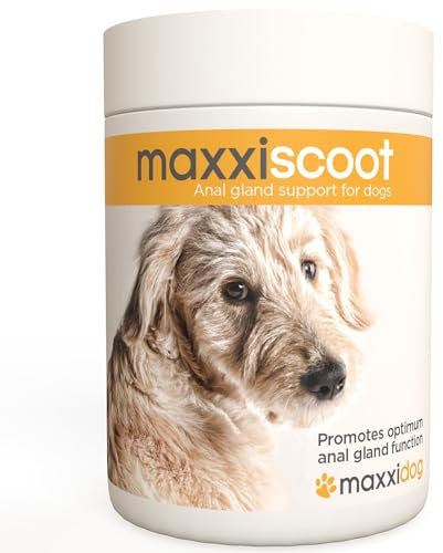 maxxipaws maxxiscoot Analdrüse & Darmgesundheit für Hunde - Nahrungsergänzungsmittel in Pulverform, 140g