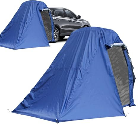 Auto-Campingzelt, SUV-Zelt - Wasserdichtes Kofferraumzelt - Großes SUV-Zelt für Camping, wasserdichtes Auto-Campingzelt, SUV-Heckklappenzelt für den Außenbereich, 8 Fuß x 7 Fuß x 7 Fuß