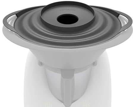Wundermix OmniSteam Couvercle Varoma pour Conducteur de Vapeur • Accessoire pour Thermomix • Déviateur de Vapeur • Compatible avec TM5, TM6, TM31 • sans BPA • Évite Les Traces d'eau