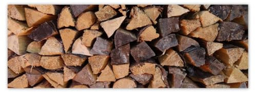 Vlies Tapete 624x219cm Kaminholz für den Kamin Nr. H1587M_TV5BT