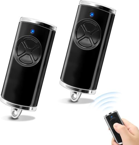 Set of 2 Telecomando Cancello HSE4-868-BS, Telecomando apriporta garage 868MHz, telecomando per porta garage compatibile con bs HSE4 HSM4 HSE2 HS1 HS4 HSZ1 HSZ2